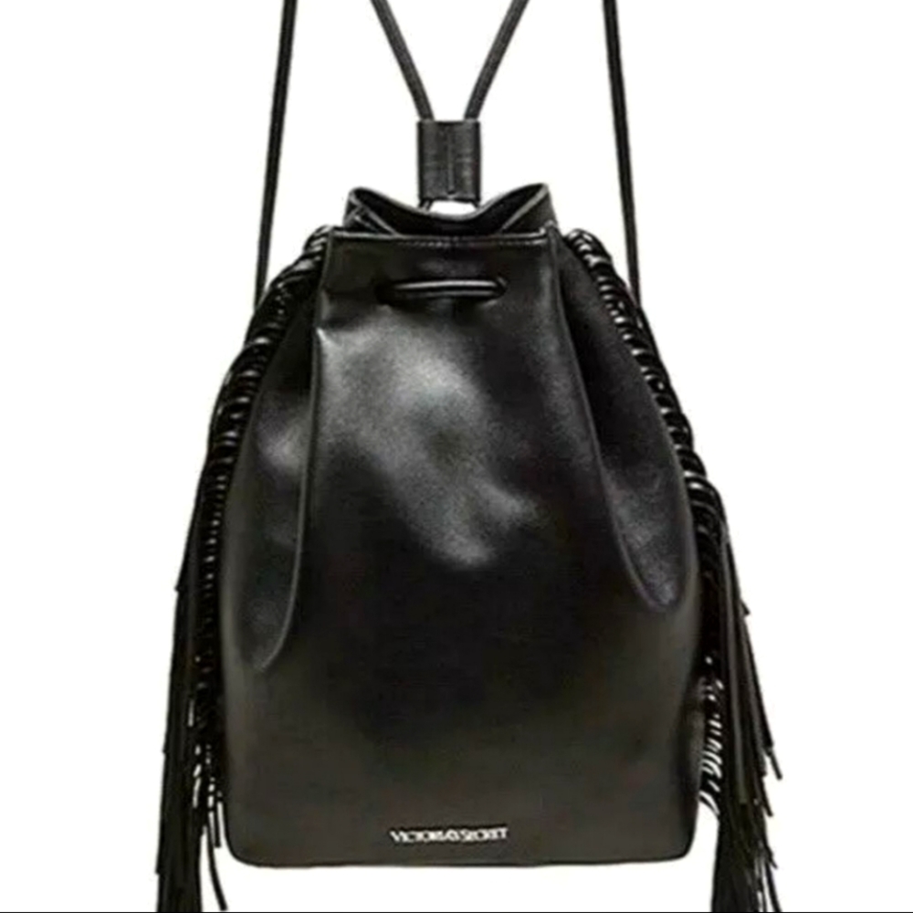 Victoria's Secret Boho Black Backpack